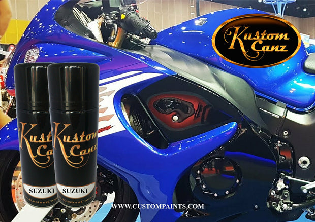 Custom Candy Coated Metalflake Paint Job on a '99 Hayabusa 