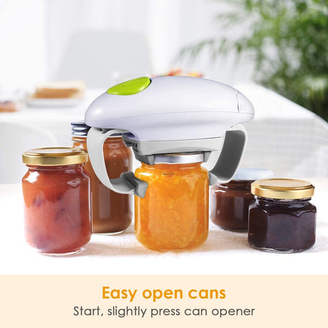 Higher Torque, One Touch Electric Jar Opener, Bottle Opener for
