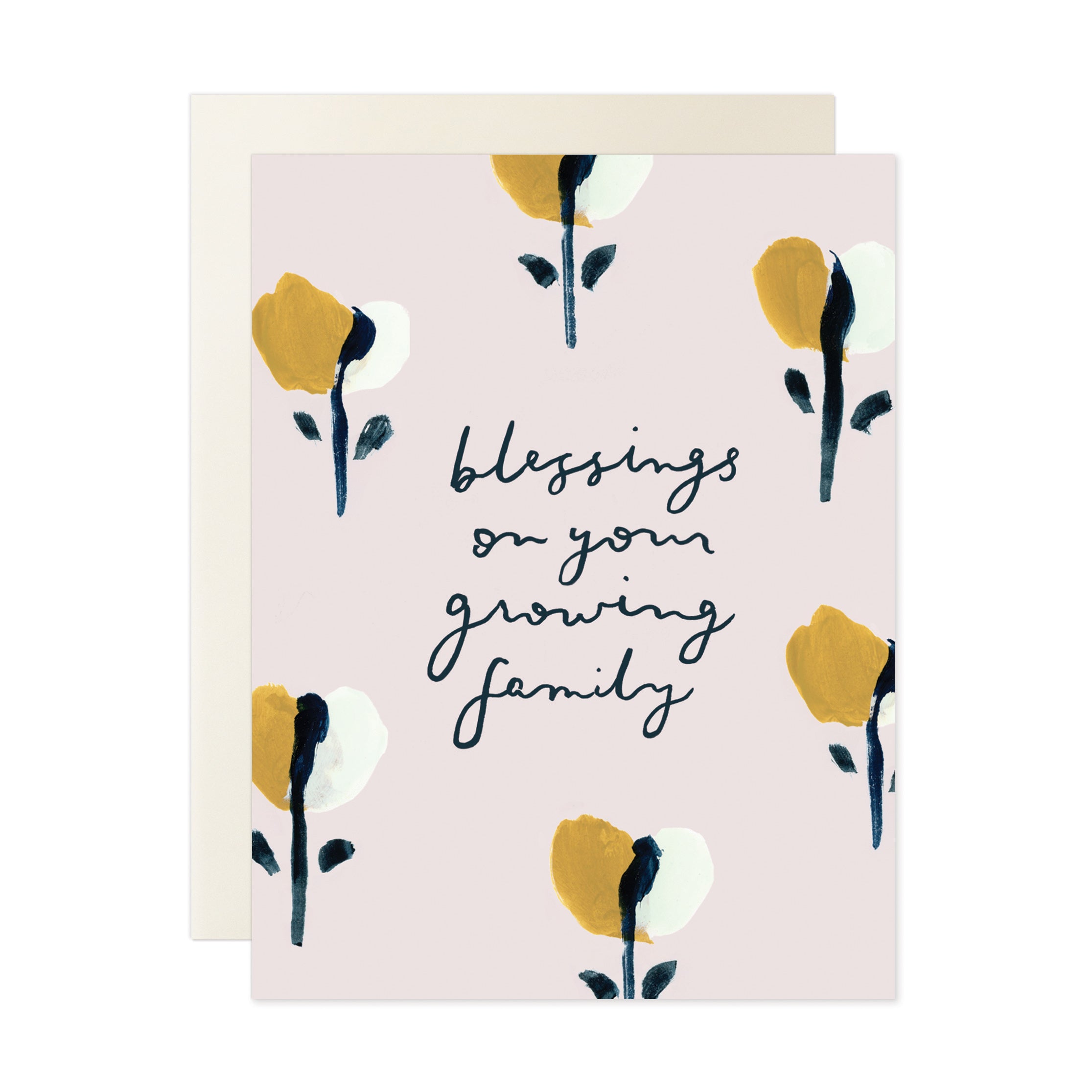 Blessings Growing Family Card