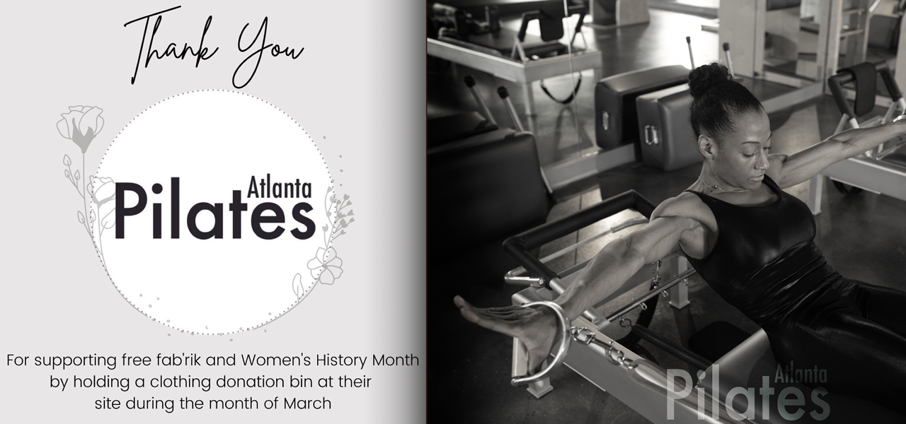 Atlanta Pilates Women's History Month Banner