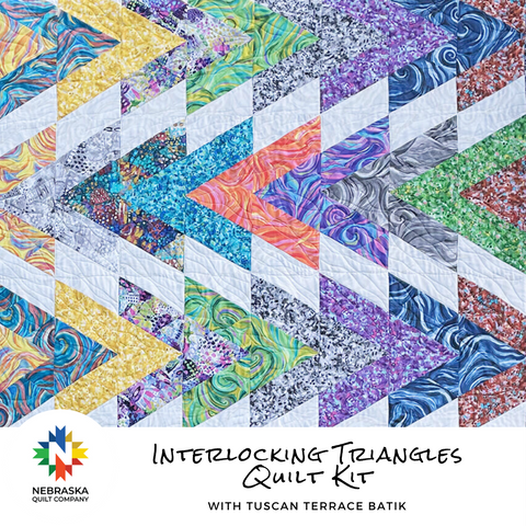 Image of a sample quilt kit sold by Nebraska Quilt Company