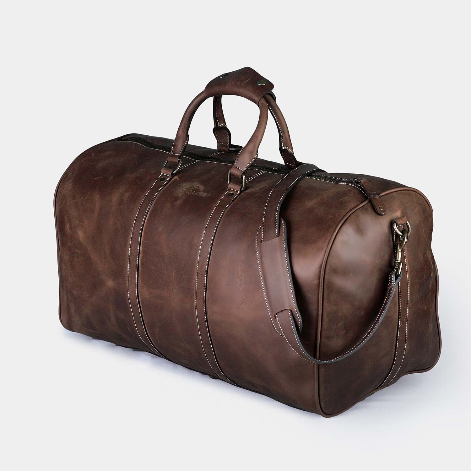 Extra Large Duffle Bag Leather Weekend Bag MONT5