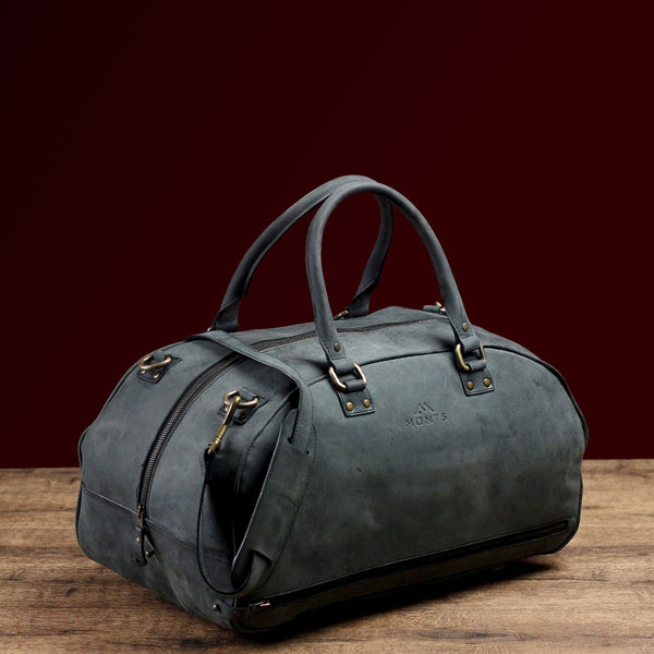 Full Grain Leather Duffle Bag | Vintage Leather Duffle Bag by Rustico