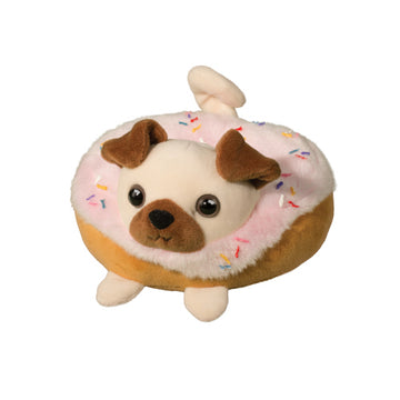 Pug Donut Macaroon Stuffed Animal