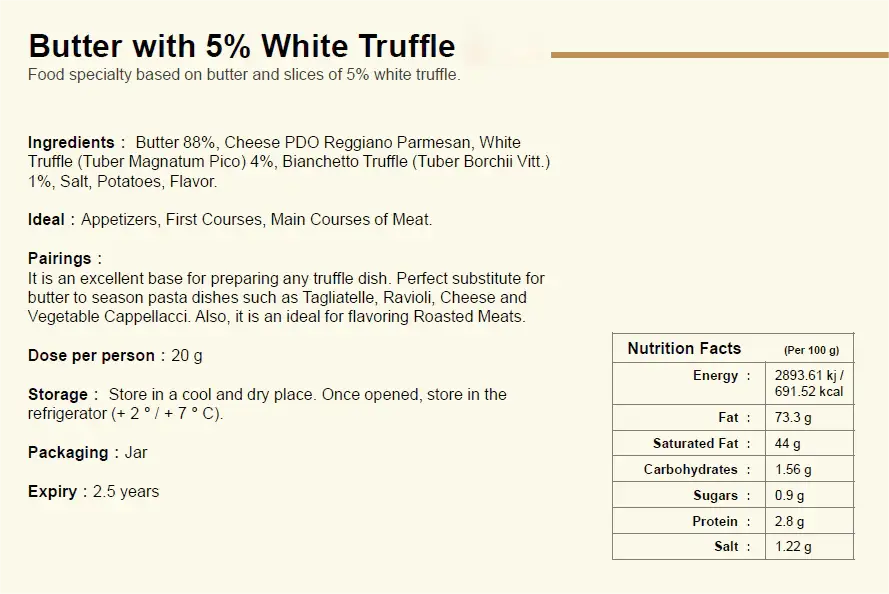 Butter with 5% White Truffle 90g-iEverydaywine 2
