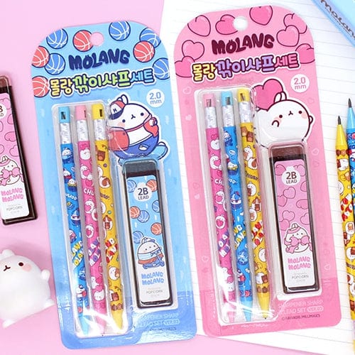  Pikachu PM W Character Lead Pencil 4pcs Set (Random 1 Set) :  Office Products