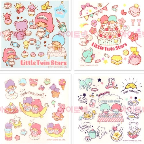 Free printable homemade washi tape Little twin stars ♥ Kiki Lala planner  plan dokibook kikkik sanrio