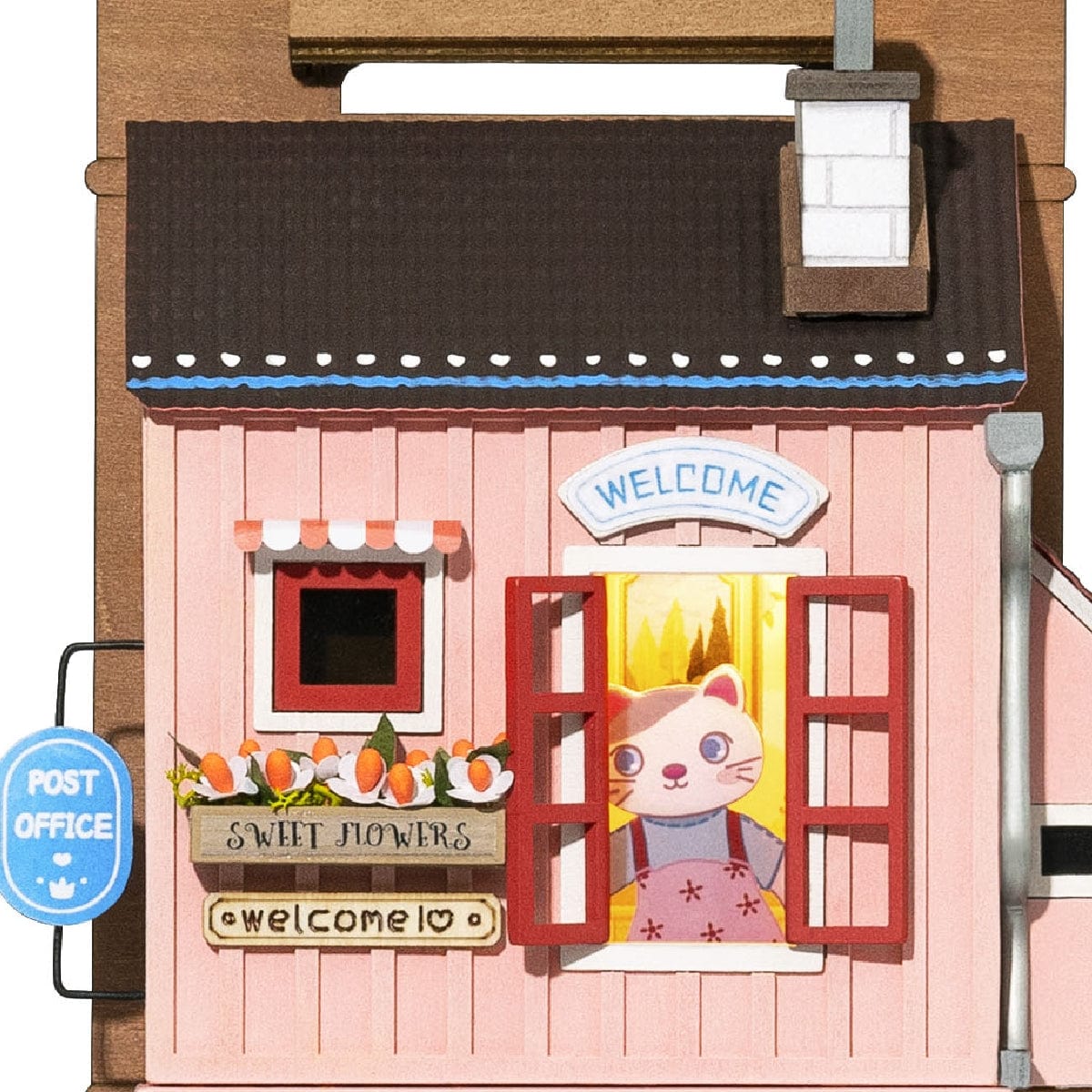 DIY Miniature House Book Nook Kit: Sunshine Town – Kawaii Gifts