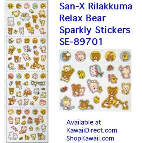 San-X Rilakkuma Blue Sky Stickers: 2