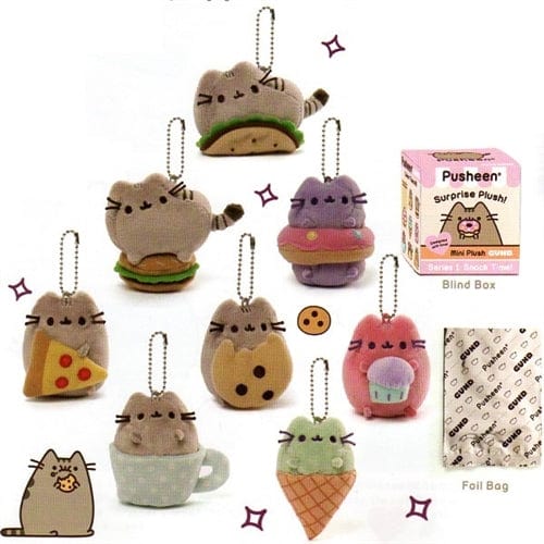 PUSHEEN ICE CREAM PLUSH PENCIL CASE / Claw Grabby Store