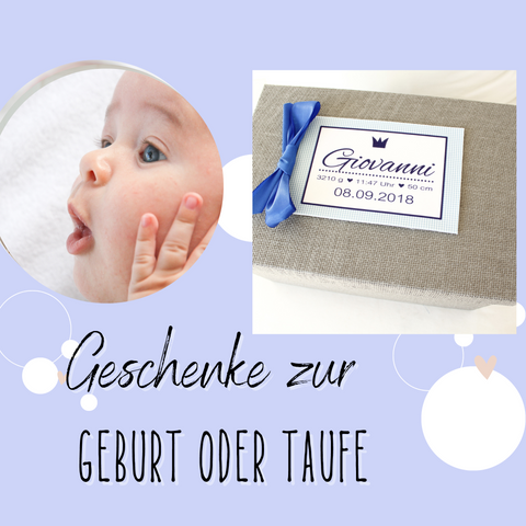 Geschenke zur Geburt