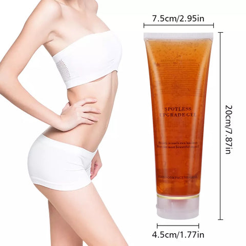 Dimensions of Spotless Upgrade Conductive Gel for Body, Beautiful Slim Woman’s Body