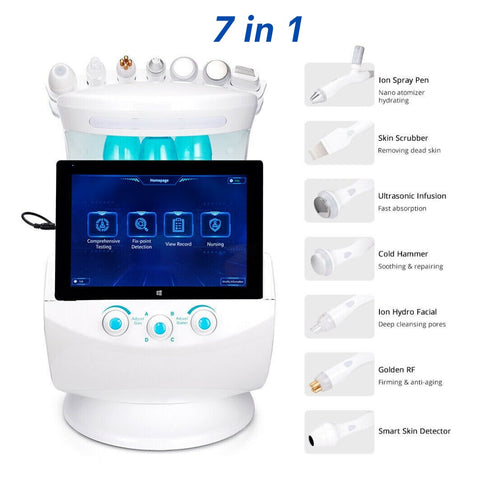 7 in 1 Different Handles of Professional Skin Analysis Hydrafacial Machine