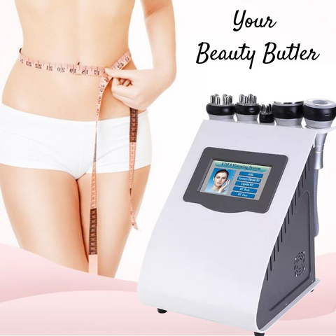 Your Beauty butler, Kim Slimming System Lipo Cavitation Machine, Slim Waist of Woman with Tape Measure