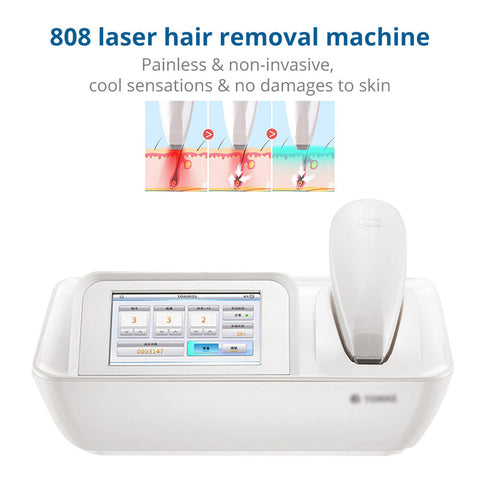 808nm Diode Laser Hair Removal Machine Is Painless with no Skin Damage