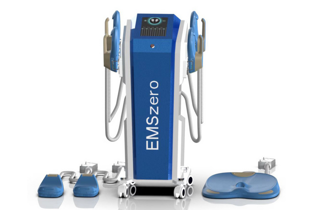 Professional EMSZero Machine with 4 handles and cushion 