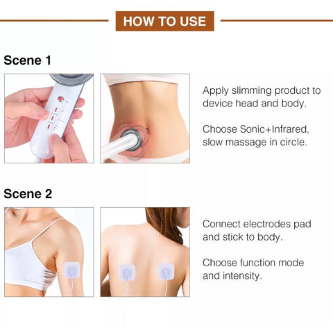 How to Use 3 in 1 Ultrasonic Cavitation Slimming Machine