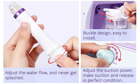 Hydra Facial Handle, Easy Adjustment and Control of Water Flow