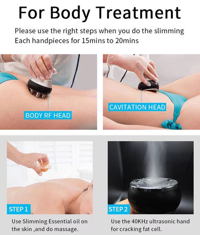 For Body Treatment usage of Lipo Cavitation Machine