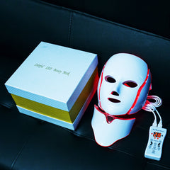 LED Light Therapy Mask, retail Box, control switch