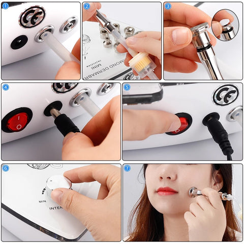 How to use Dermabrasion Feature of Diamond Microdermabrasion Machine