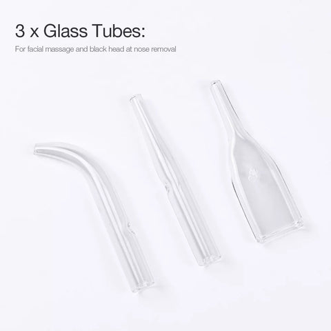 3 times Glass Tubes for Diamond Microdermabrasion Machine