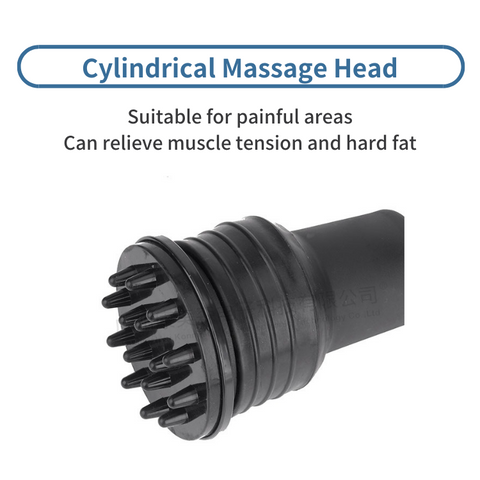 Cylindrical Massage Head is Suitable for Painful Areas and Hard Fat