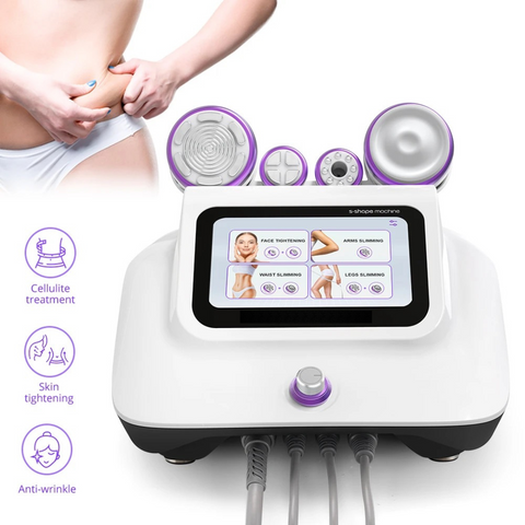 30K Cavitation Machine, pinching fat on abdomen