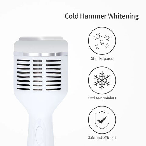 Cold Hammer Whitening Handle of  6 in 1 Hydro Dermabrasion Machine