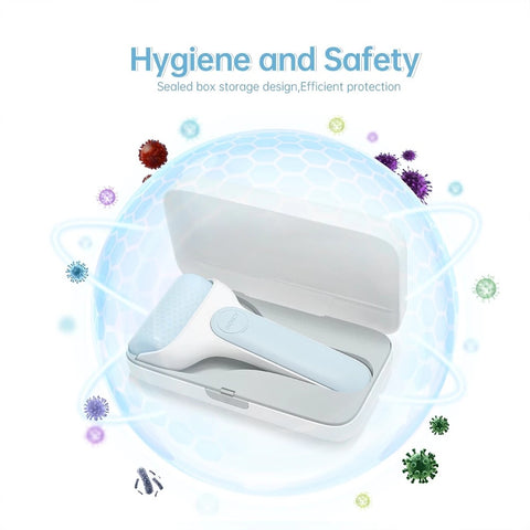 Hygiene and safety of ice roller massager travel case