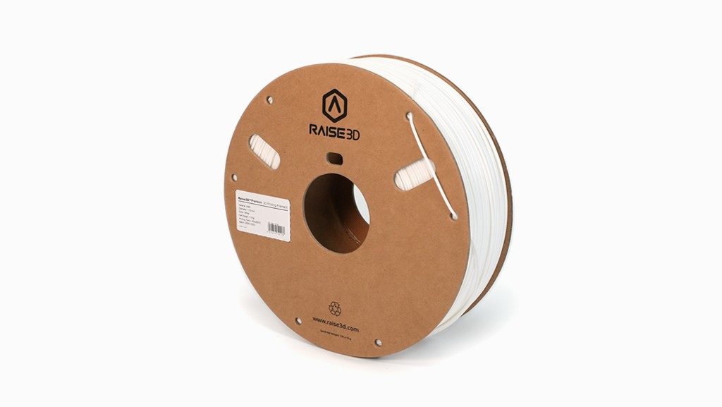 Raise3D Premium ABS Filament (1.75mm): White - 1kg
