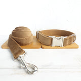 Nude velvet Adjustable Collar For Dogs and Cats