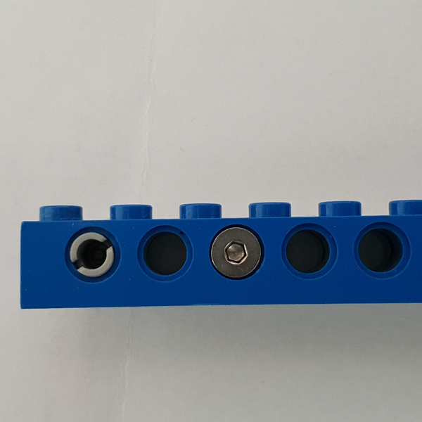 2L Beam liftarm together metal connector FRICTION compat – Metal Technic Parts
