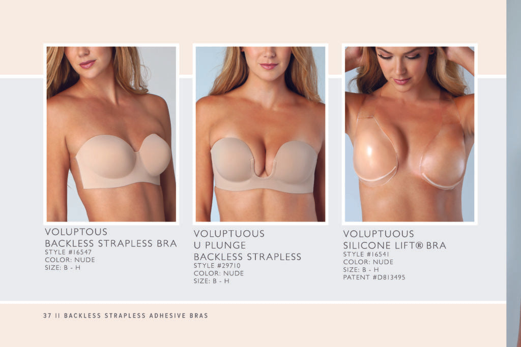 Women's Fashion Forms 16541 Voluptuous Silicone Lift Bra (Nude DDD