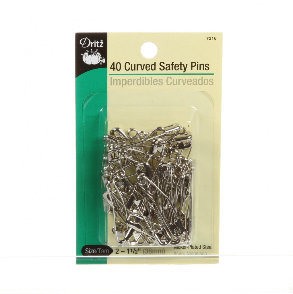 Bohin Curved Safety Pins No 2