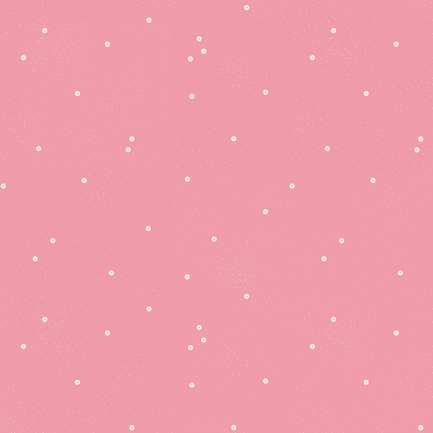 Riley Blake FLOWER GARDEN 11905C Coral Pink Dots Quilt Fabric
