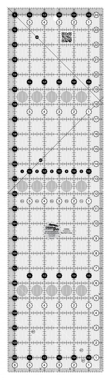 Ruler - Creative Grids Quilt Ruler 12.5x12.5 – Merrily We Quilt Along