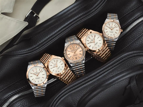 Breitling watches for women in a bag