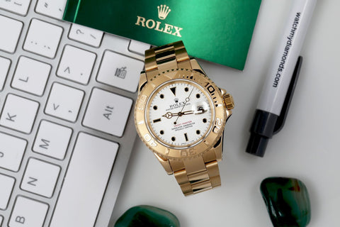 2022 Rolex yacht master gold