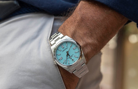 Oyster Perpetual 41 mm pastel blue