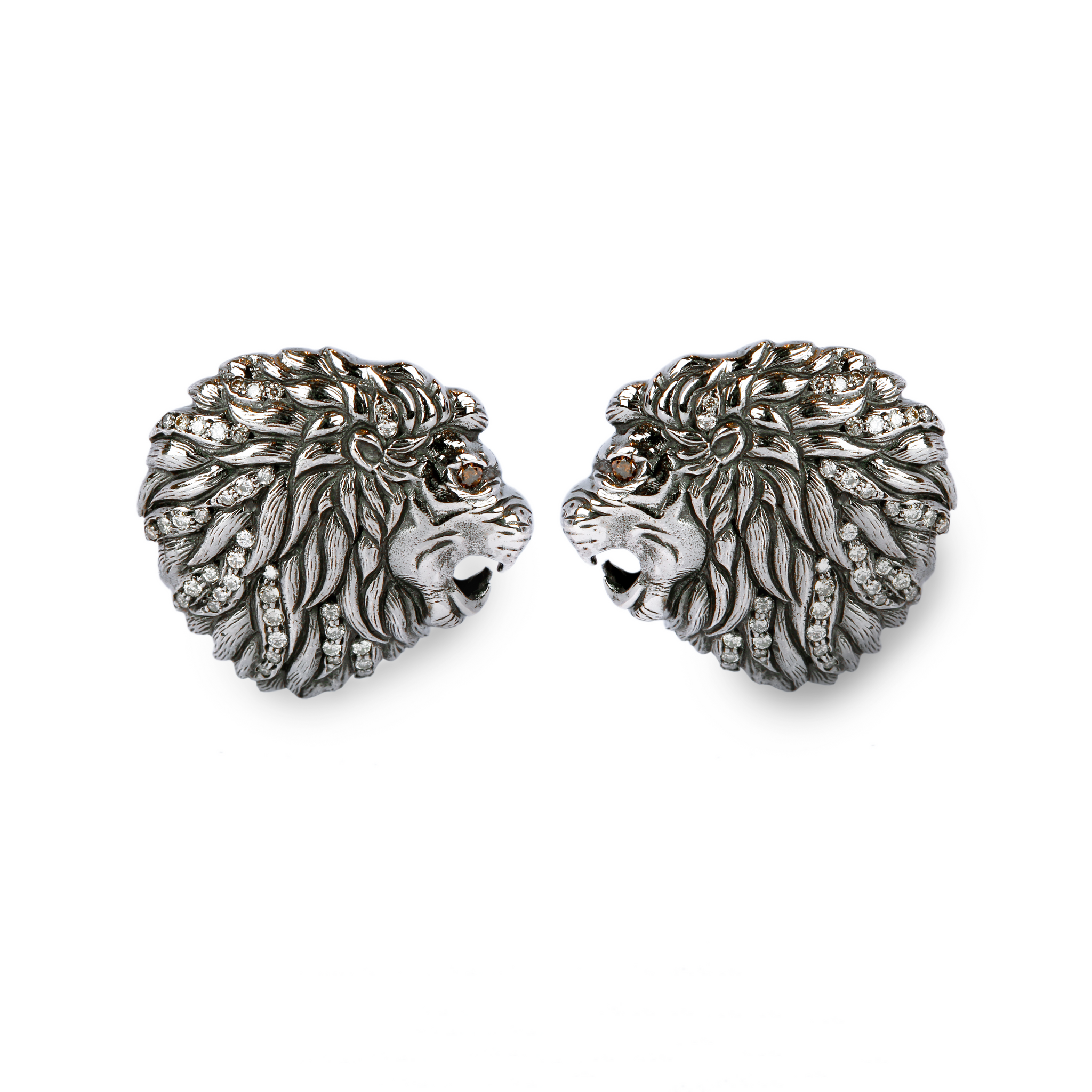 Lion Cufflinks- Online 925 Sterling Silver Jewellery