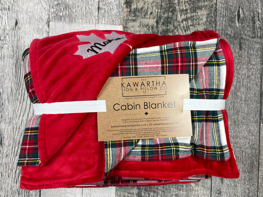 Royal Stewart Tartan Cabin Blanket – Kawartha Sign & Pillow Co