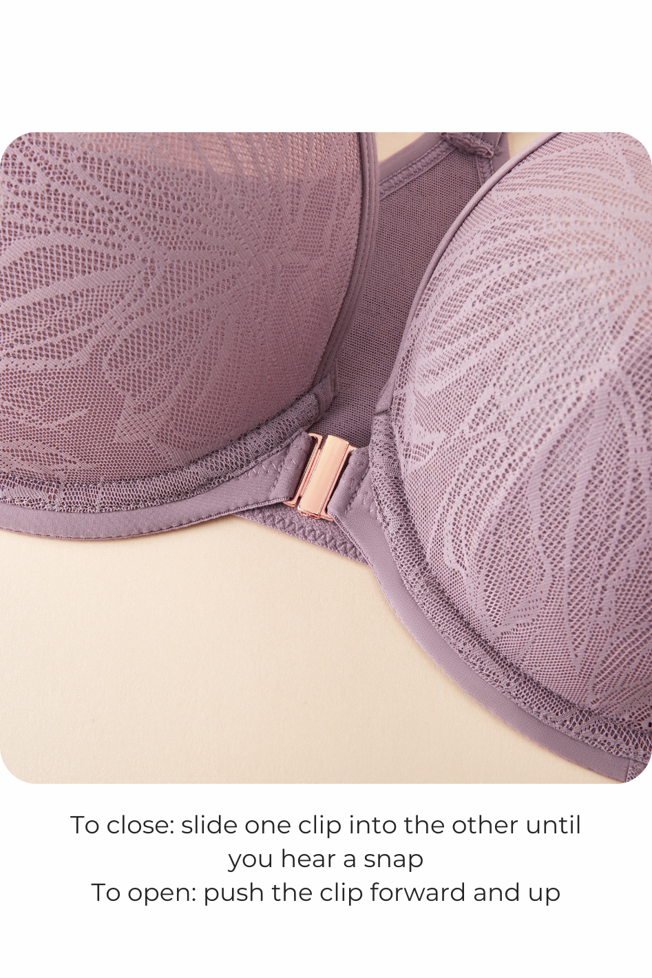 Understance Parker Smooth Lace FlexWire Unpadded Front-Close Bra - #color_elderberry