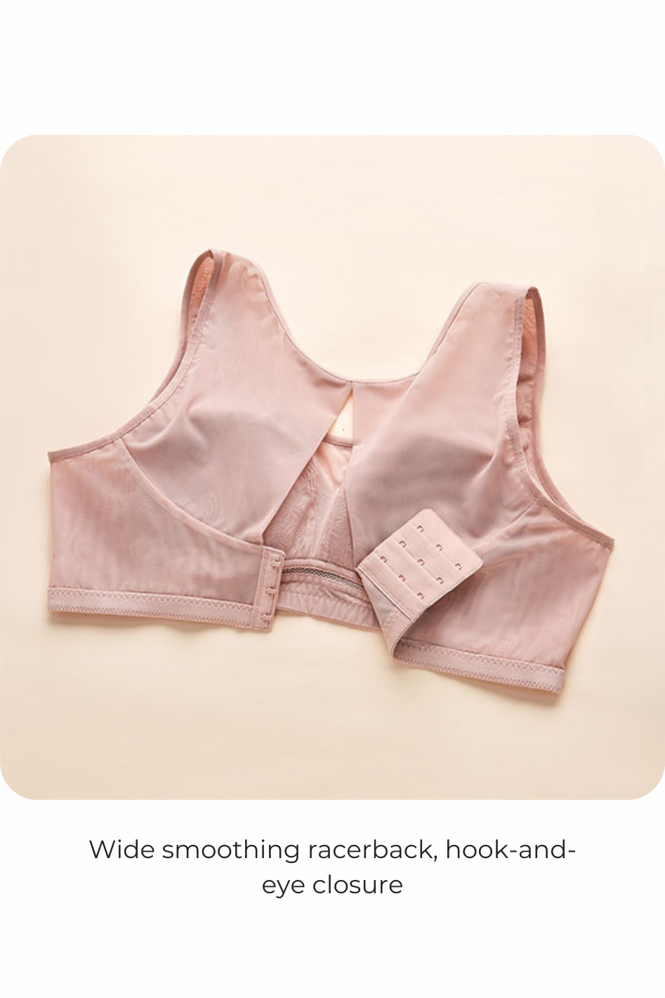 Amber Smooth Lace Wireless Soft Cup Pullover Bra, C-J Cup