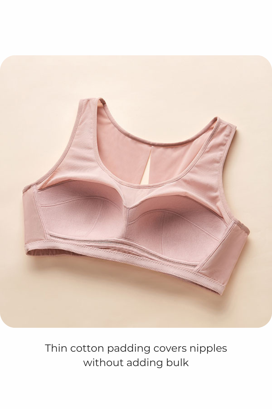 Amber Smooth Lace Wireless Soft Cup Pullover Bra, C-J Cup - Understance