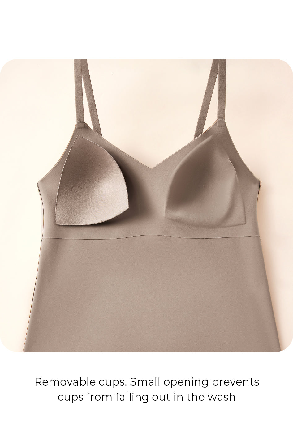 Light 'n Free Wireless Cami with Built-In Bra, A-C Cup - Understance