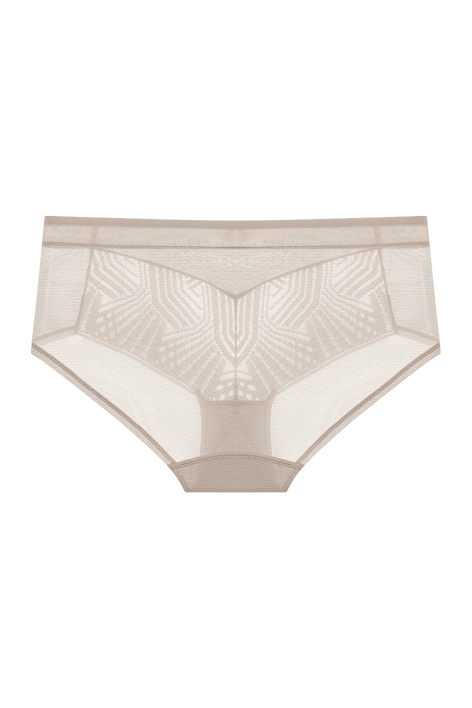 Understance Geo Lace Mid-High Rise Bikini - #color_light-taupe