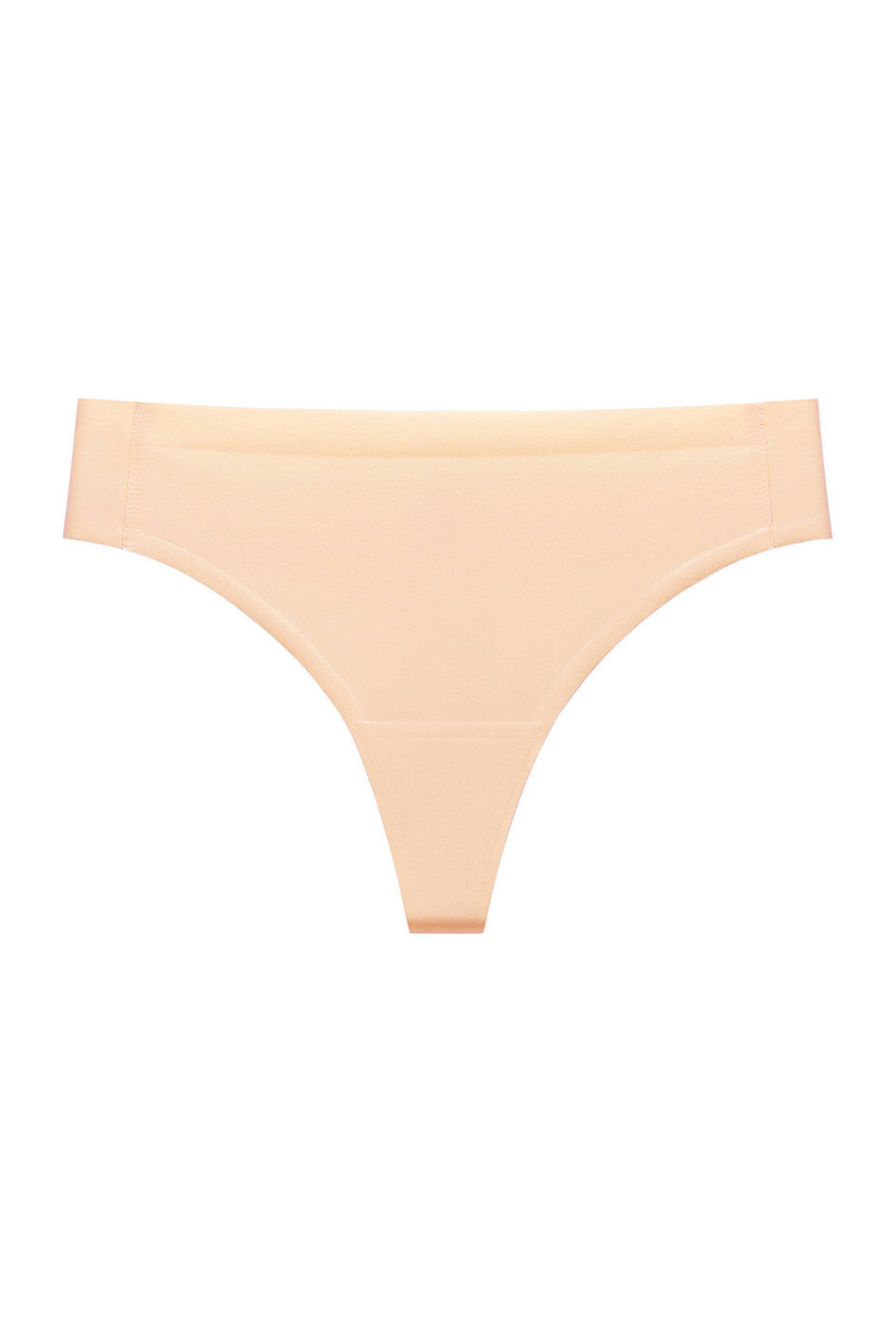 Understance Bubble Mid-Rise Thong - #color_almond