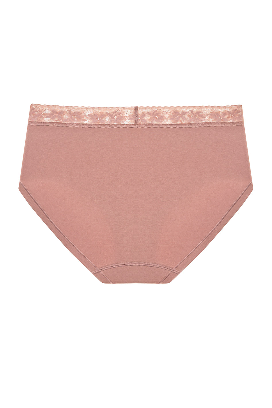 Understance Whisper Lace Cotton-Modal High-Rise Brief - #color_amber