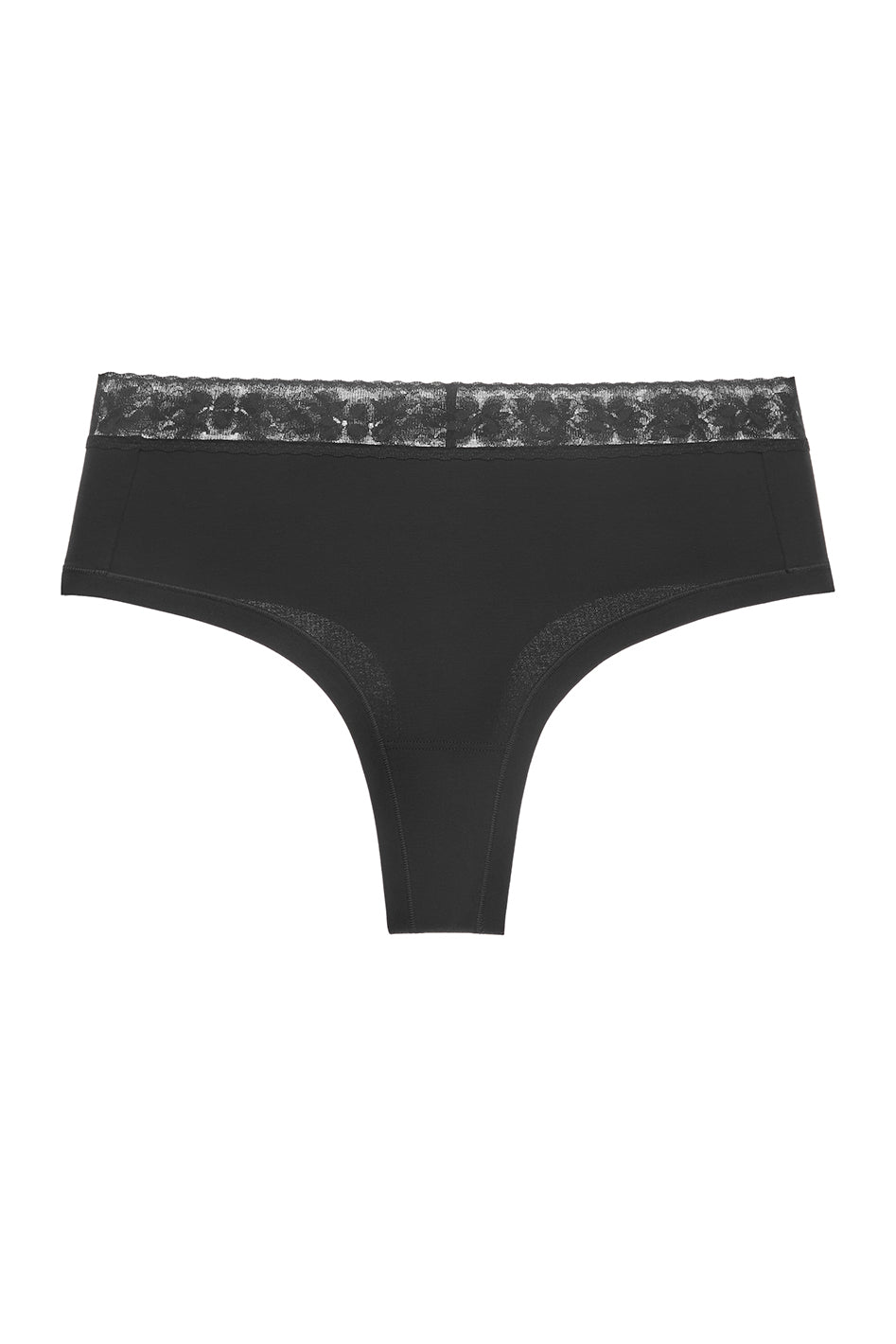 Whisper Lace Cotton-Modal Mid-Rise Thong - Understance